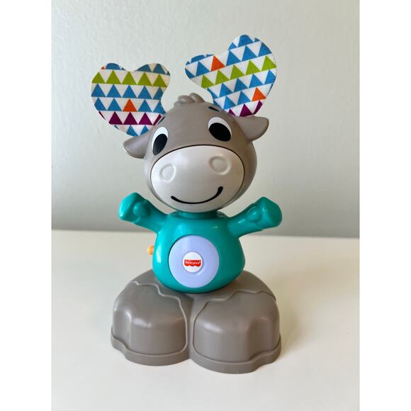 Fisher-Price Linkimals Musical‎ Moose Light-up Musical Activity Toy Tested Works - Picture 1 of 10